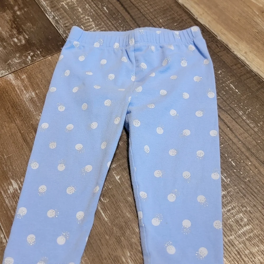 GAP Kids Blue Polka Dot Leggings